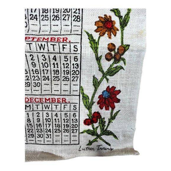 Linen 1975‎ Wall Calendar - Picture 5 of 8